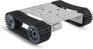 Tank Chassis Platform Tracked Robot Chassis Smart Tank Car Platform Kit for STEM Project Robotic Chassis Kit for Education YonPhy Mini GFS Chassis