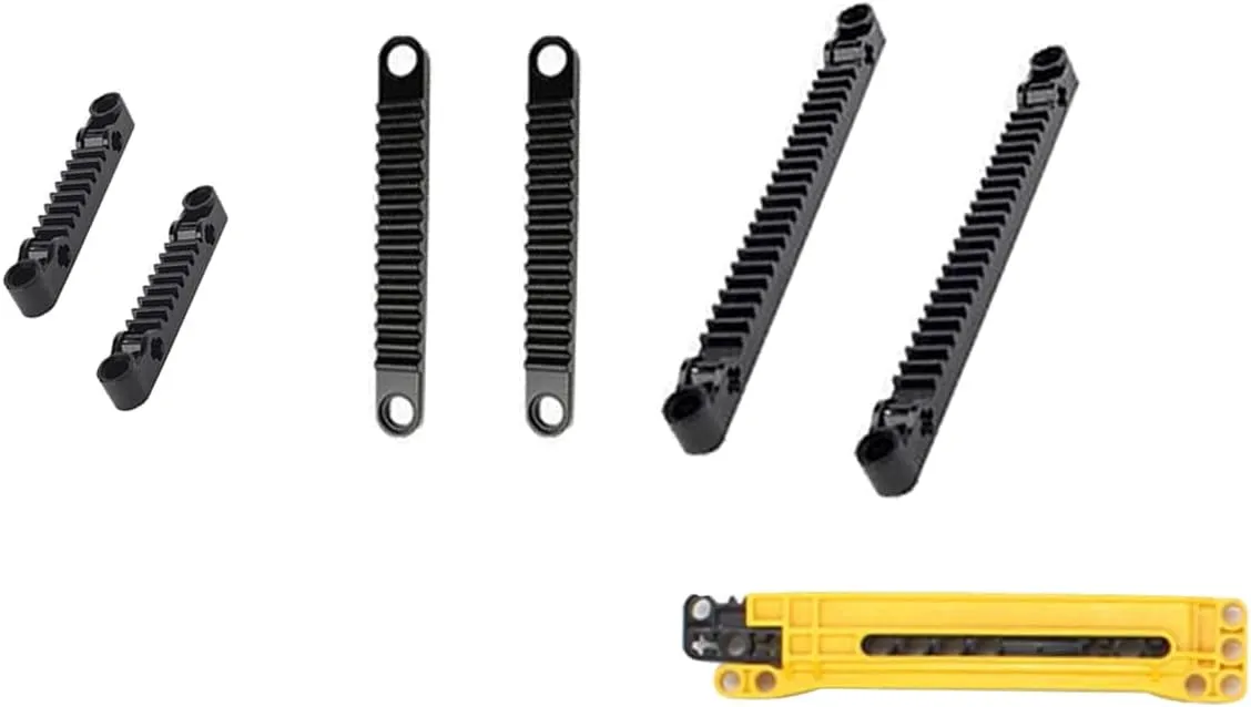 Technic Parts Gear Set Compatible with Major Brand Bricks, Technic Pieces Bulk, DIY Technic Gears Assortment Pack-Gears, Gears Rack, Technic Differential