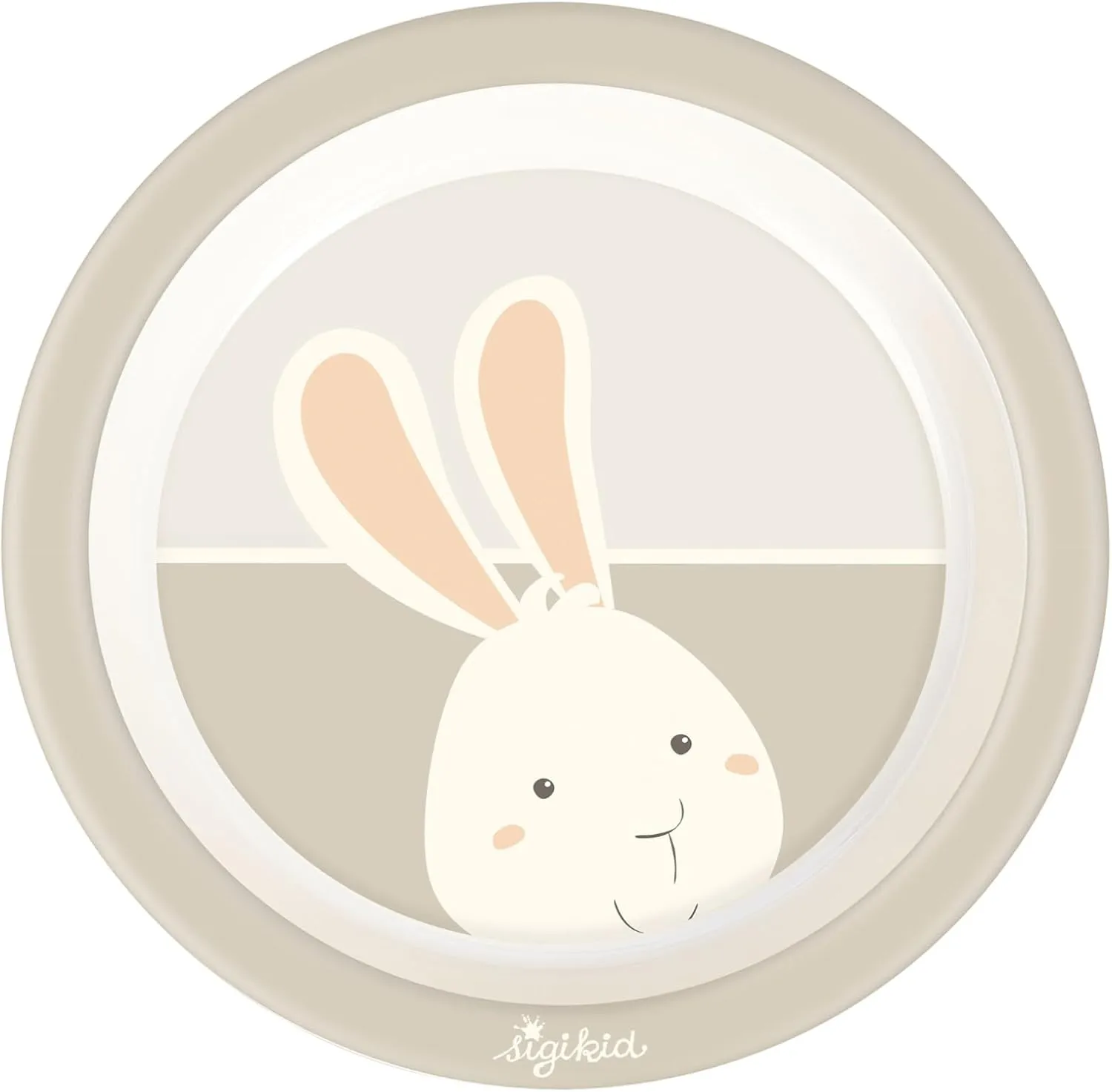 Teller Rabbit R PET Children's Crockery Beige One Size