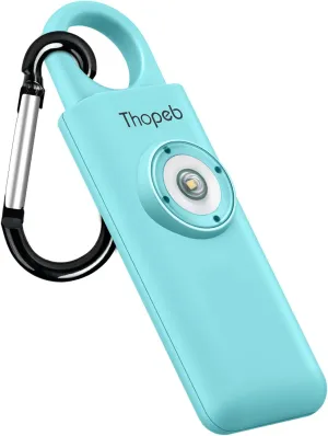 The Original Personal Safety Alarm for Womenn by Women– Loud Siren Birdie Sound, Strobe SOS LED Light, Be Safe with Personal Alarm– Self Defense Keychain for College Essentials (Aqua)