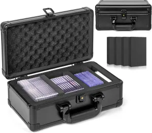 Top Loader Storage Box, Graded Card Storage Boxes, Trading Card Organizer Cases, PSA Card Case Slab Case Holder for Sports Cards, Holds 125  Top Loaders