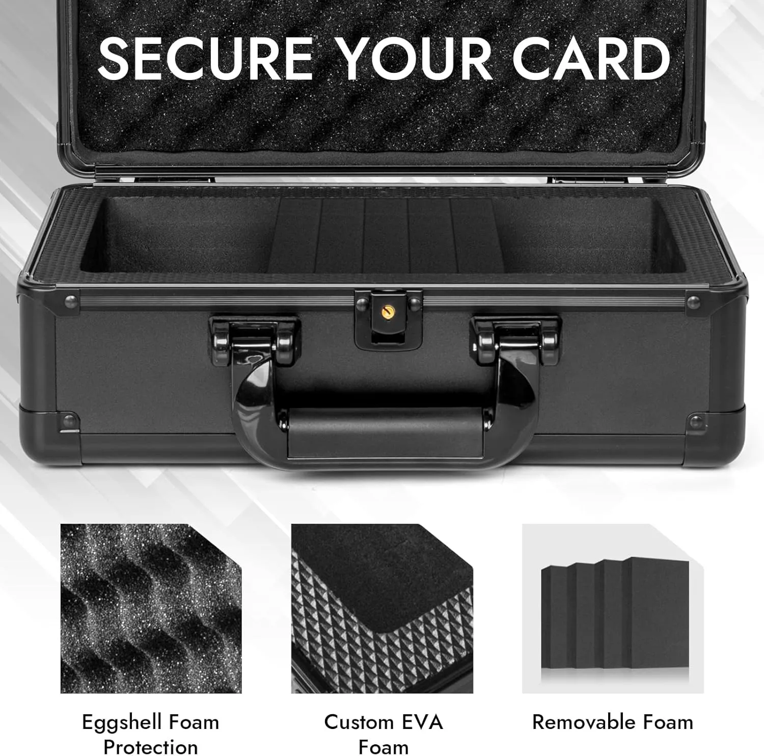 Top Loader Storage Box, Graded Card Storage Boxes, Trading Card Organizer Cases, PSA Card Case Slab Case Holder for Sports Cards, Holds 125  Top Loaders