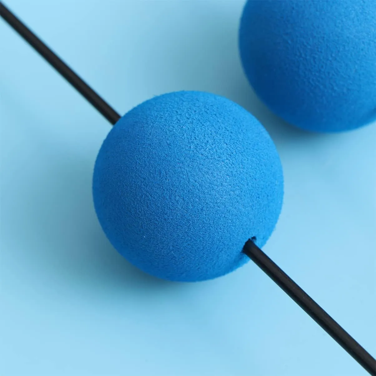 TOYANDONA 3pcs Set for Helicopters Training Gear Kit Blue Sponge Balls Lightweight Sturdy for Beginners Experts
