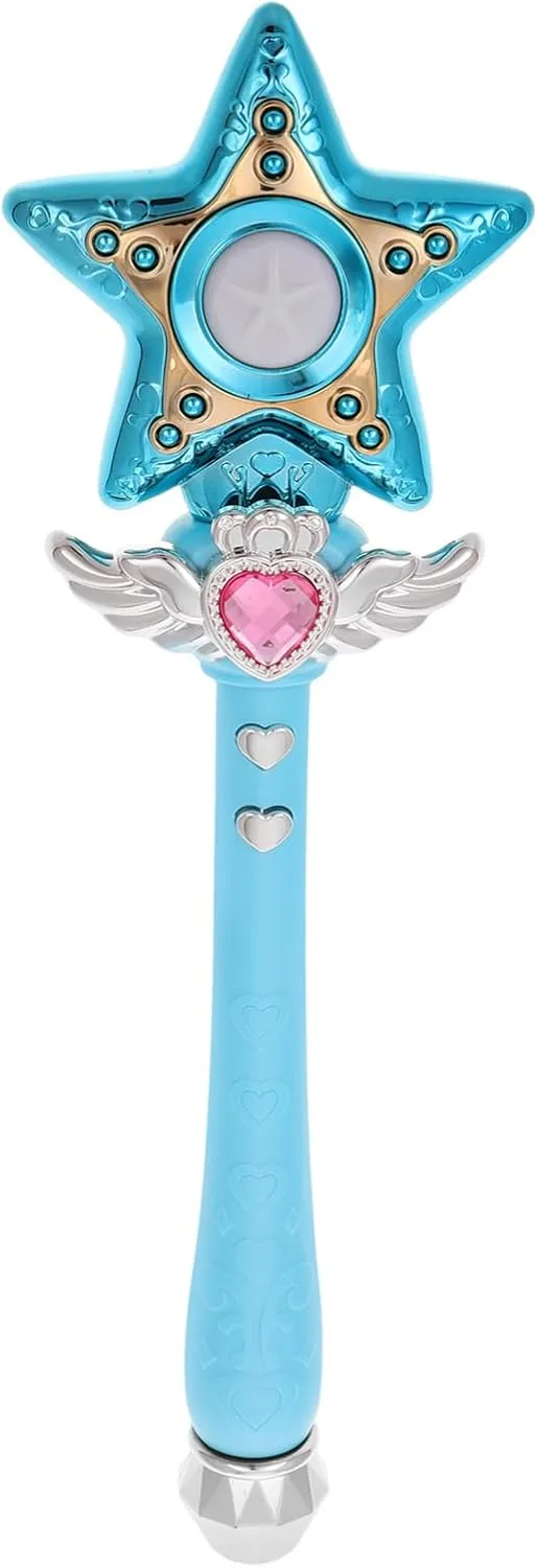 TOYANDONA for Grown-ups Kids Princess LED Star Fairy Stick Party Favor Girl Dress-Up Accessory Light-Up Toy for Birthday Celebrations and Costume Parties Christmas