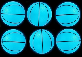 Toys  Glow Balls! Glow in The Dark Mini Basketball