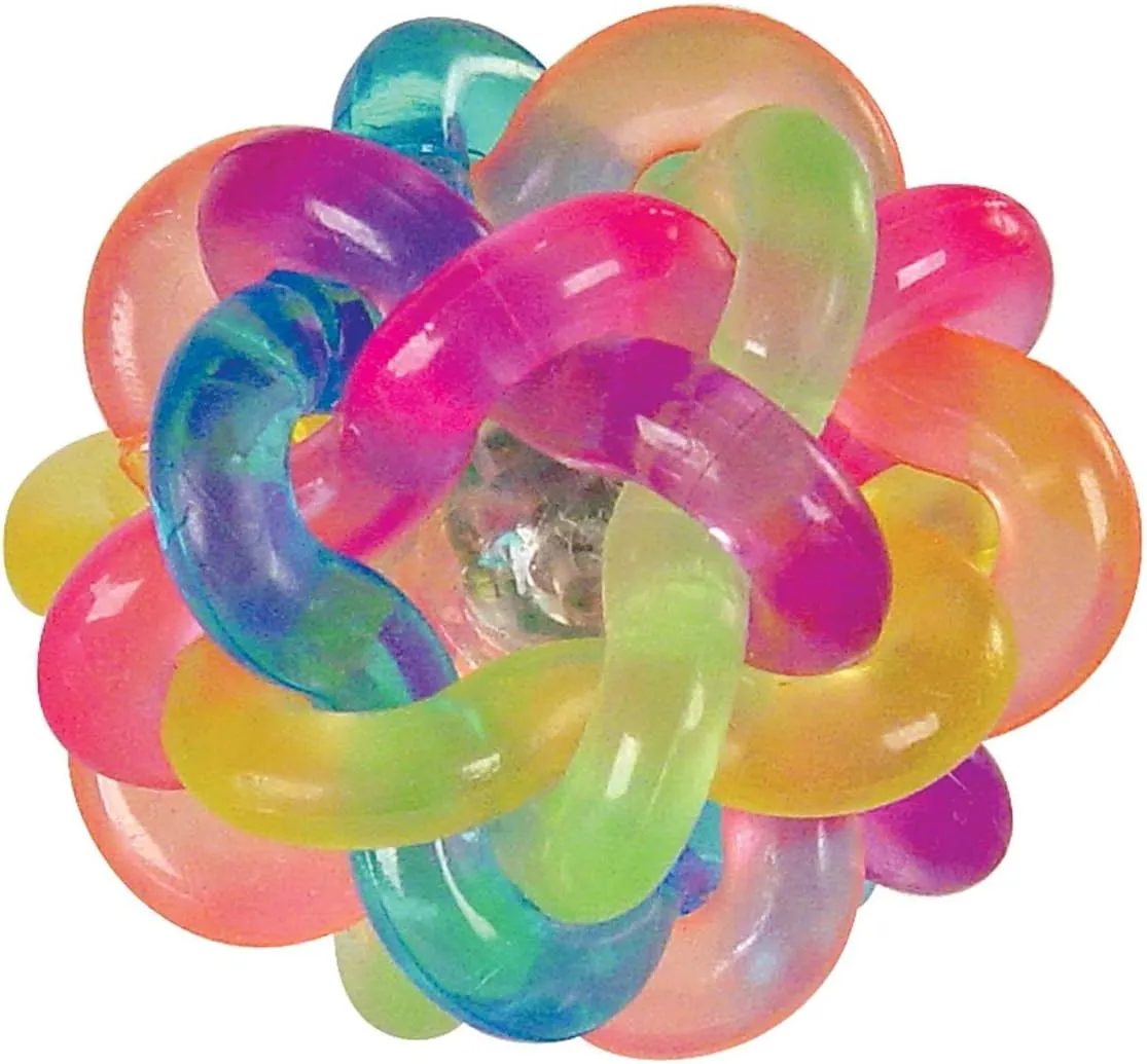 Toysmith Sensory Bundle – Cosmic Ray Wand, Jumbo Suction Ball, Flashing Orbit Ball, Balloon Dogs, Mix-Ins Slime, Plastic Bead Filled Frog, and Crawlies–Sensory Play for Kids Ages 3 
