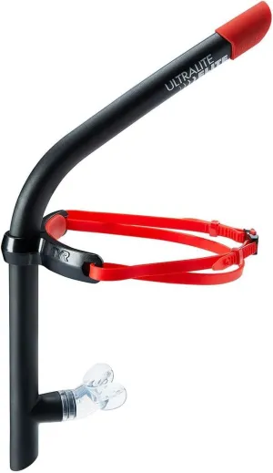 TYR Ultralite Elite Swim Snorkel - Adult Snorkeling Gear for Swimming Training - Ultra-Lightweight and Comfortable for Body Alignment Exercises