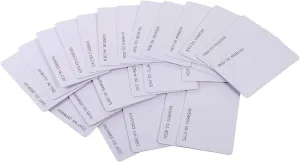 UHPPOTE Contactless 125kHz RFID Proximity Smart Card 0.8mm Thick for Access Control System & Time Attandance (Read only, 100 Pack)