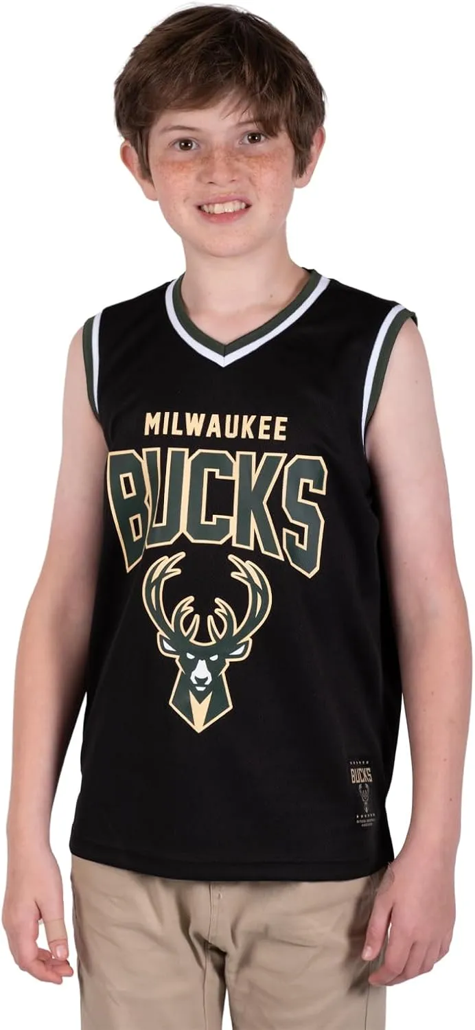 Ultra Game Youth NBA Official Sleeveless Mesh Tank Top Muscle T-Shirt