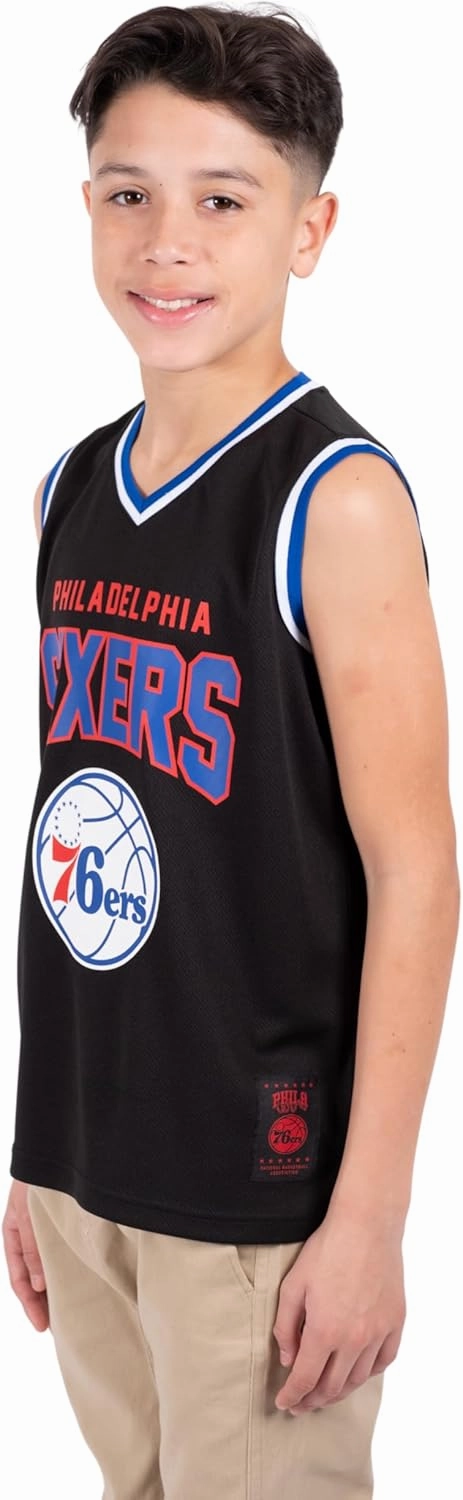 Ultra Game Youth NBA Official Sleeveless Mesh Tank Top Muscle T-Shirt