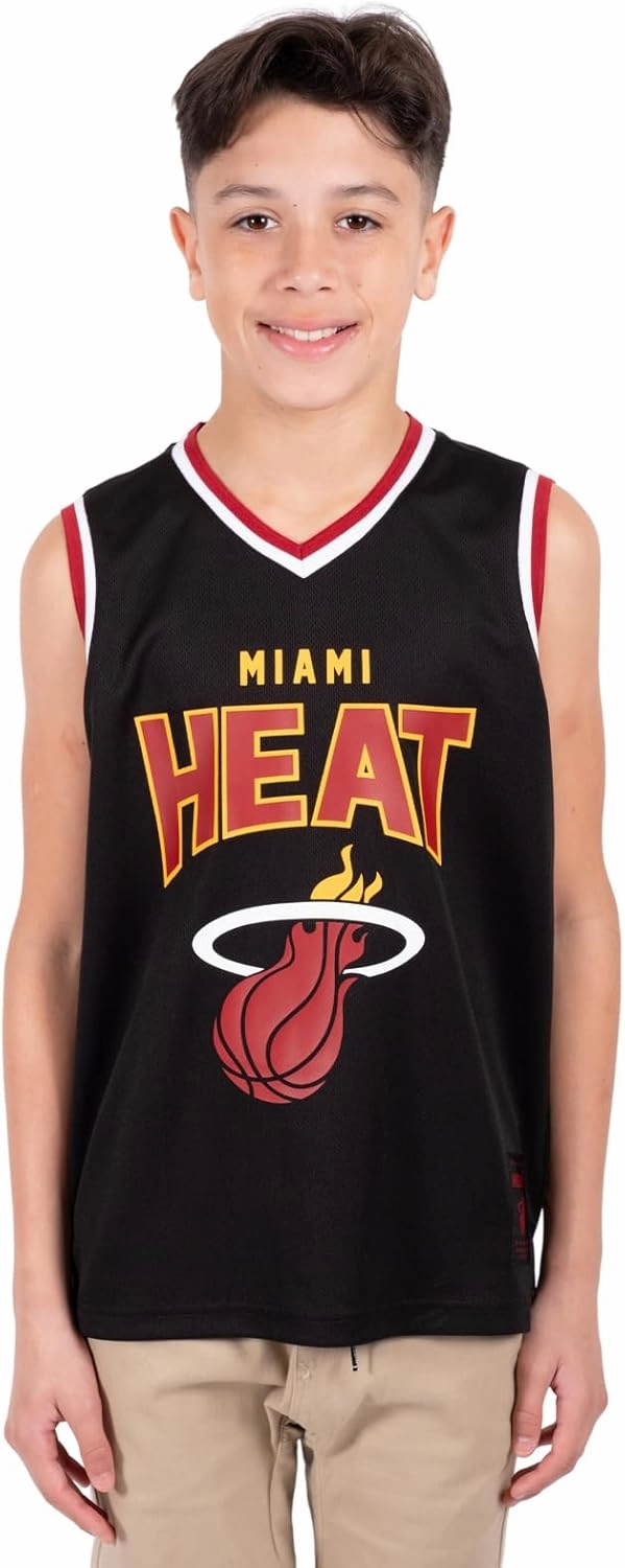 Ultra Game Youth NBA Official Sleeveless Mesh Tank Top Muscle T-Shirt