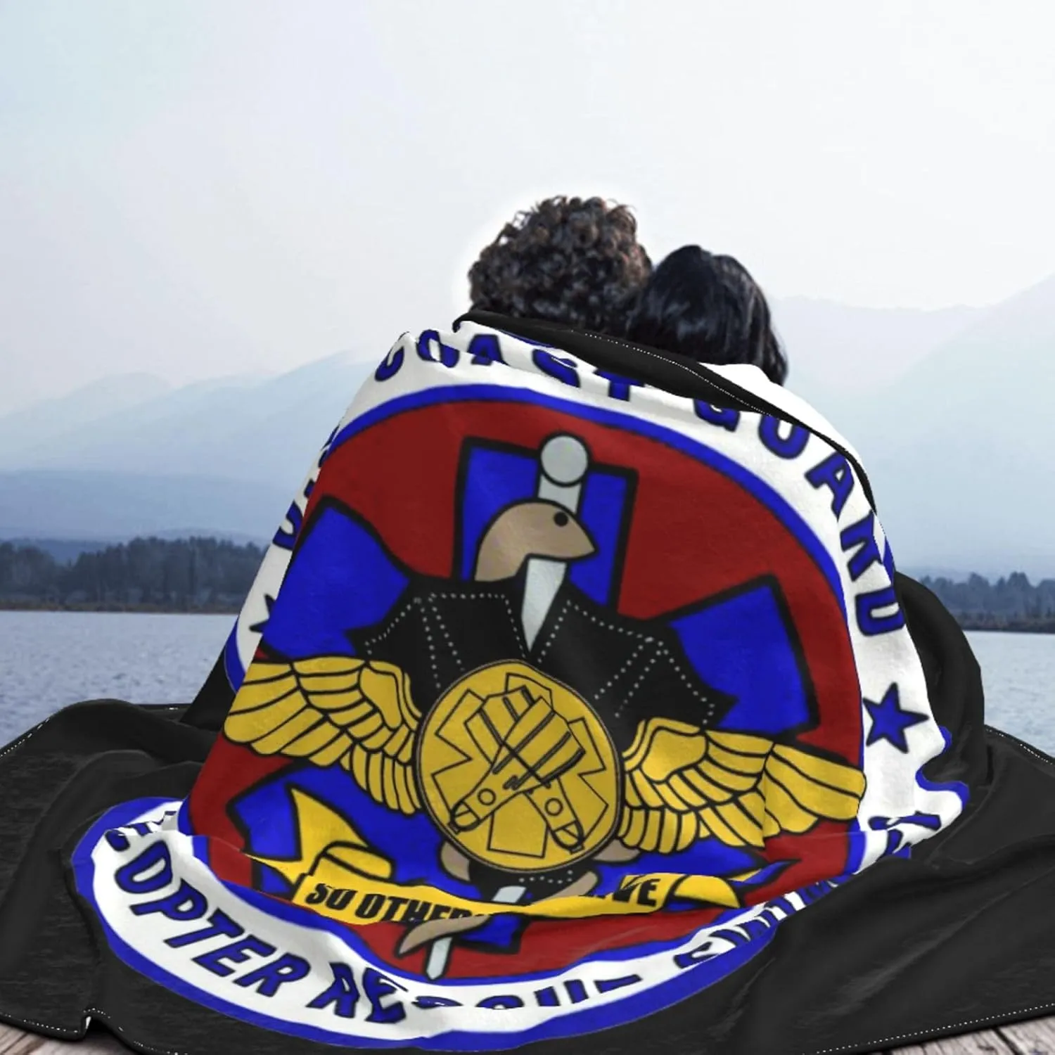 USCG Asts (Helicopter Rescue Swimmers),Super Soft Blanket, Winter Warm Blanket, Sofa Blanket, air Conditioning Blanket 80"x60"