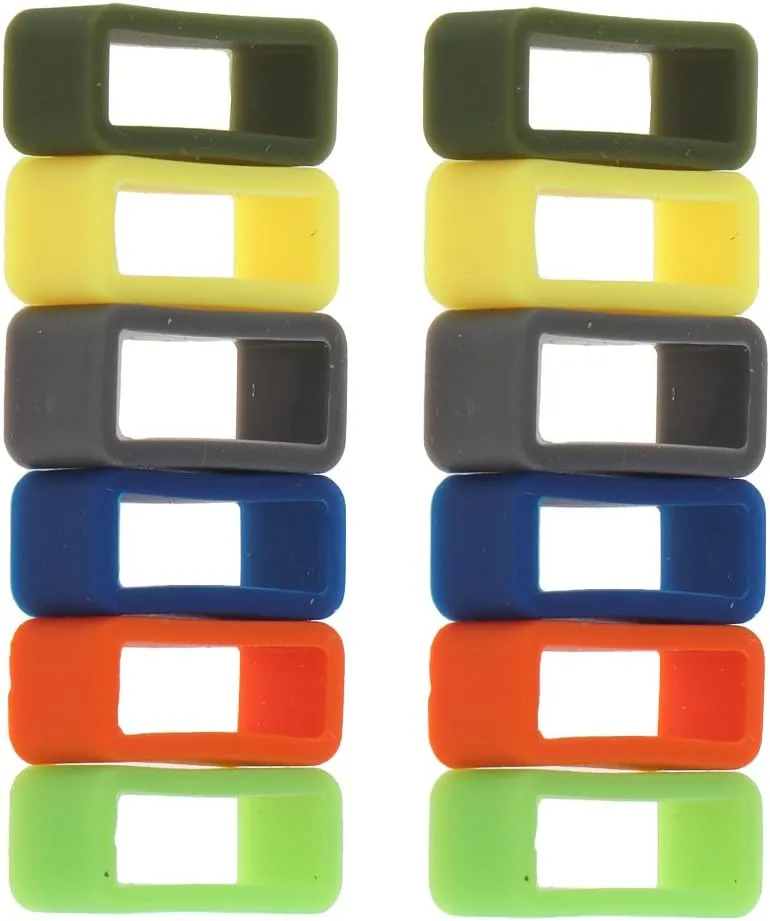 VAKUUM 12pcs Rubber Watch Strap Band Buckle Keeper Hoop Loop Holder Retainer 10-22mm (Color : 14mm)