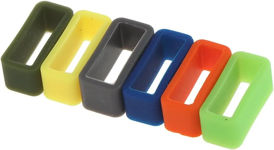 VAKUUM 12pcs Rubber Watch Strap Band Buckle Keeper Hoop Loop Holder Retainer 10-22mm (Color : 14mm)