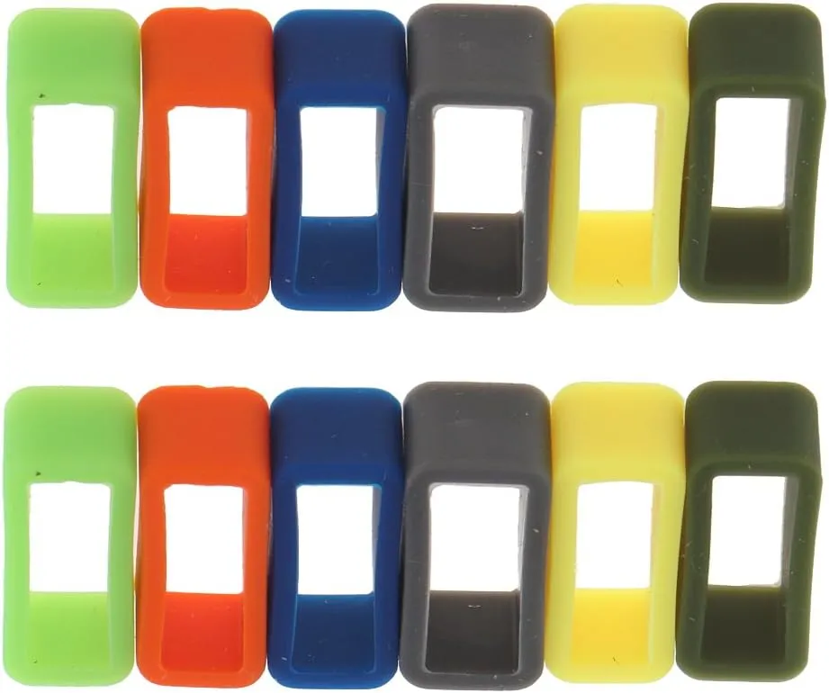 VAKUUM 12pcs Rubber Watch Strap Band Buckle Keeper Hoop Loop Holder Retainer 10-22mm (Color : 14mm)
