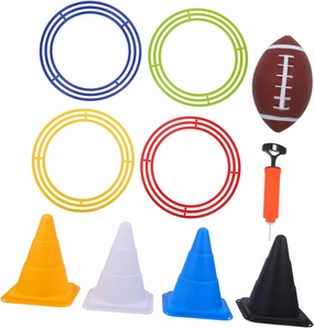 VANZACK 1 Set Outdoor Toss Rings Game Fun Family Activity for Concentration Coordination Training Safe Material for Backyard Parties Playdates