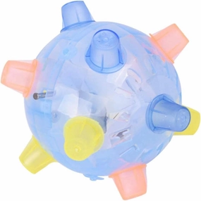 VICASKY Flashing Light up Music Bouncing Ball Toy for Boy Girl Dancing Ball Random Colors No Batteries Required for Parties and Fun Playtime Activities