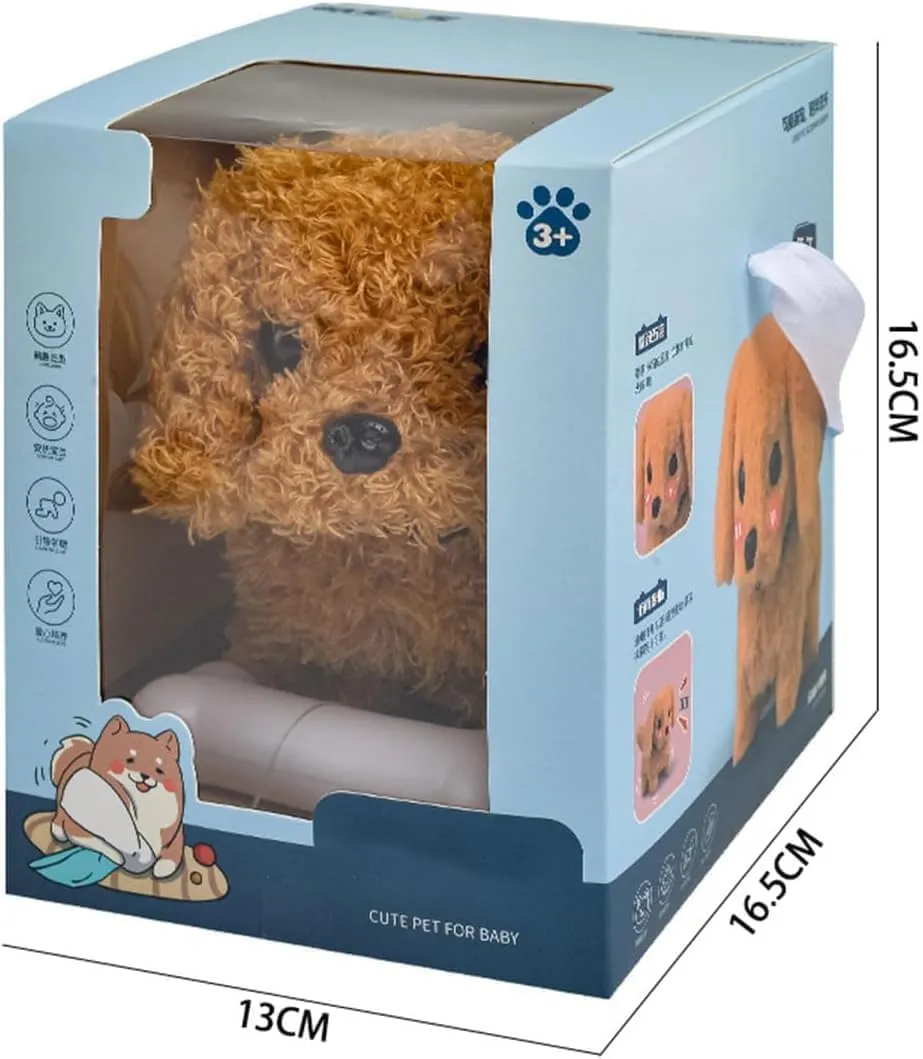 Voice Controlled Robot Puppy, Programmable Smart Robot Dog, Voice Control Rob-ot Puppy, Smart Rob-otic Dog, AI Rob-ots Do-gs for Walking, Barking, Tail Wagging (J1)