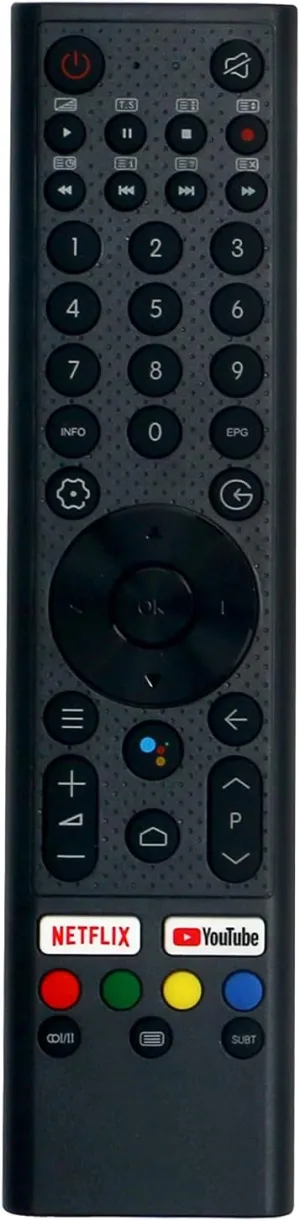 Voice Replacement Remote Control Applicable for SANSUI Smart UHD TV ES50S1A ES43S1A ES55S1A
