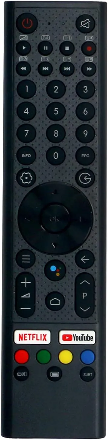 Voice Replacement Remote Control Applicable for SANSUI Smart UHD TV ES50S1A ES43S1A ES55S1A