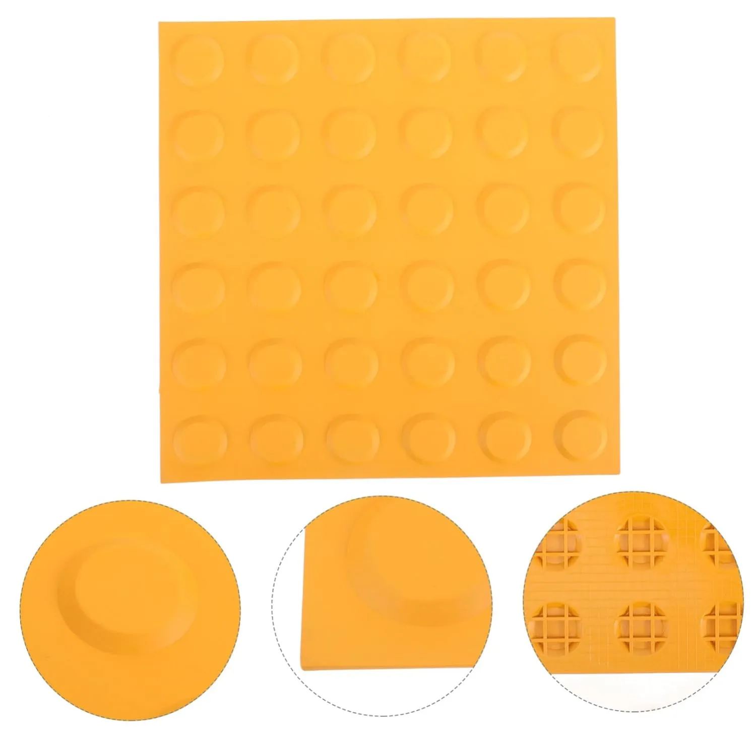 VOSAREA Paving Floor Stickers Blind Tiles for Walkway Blind Bricks for Pathway for Outdoor Use