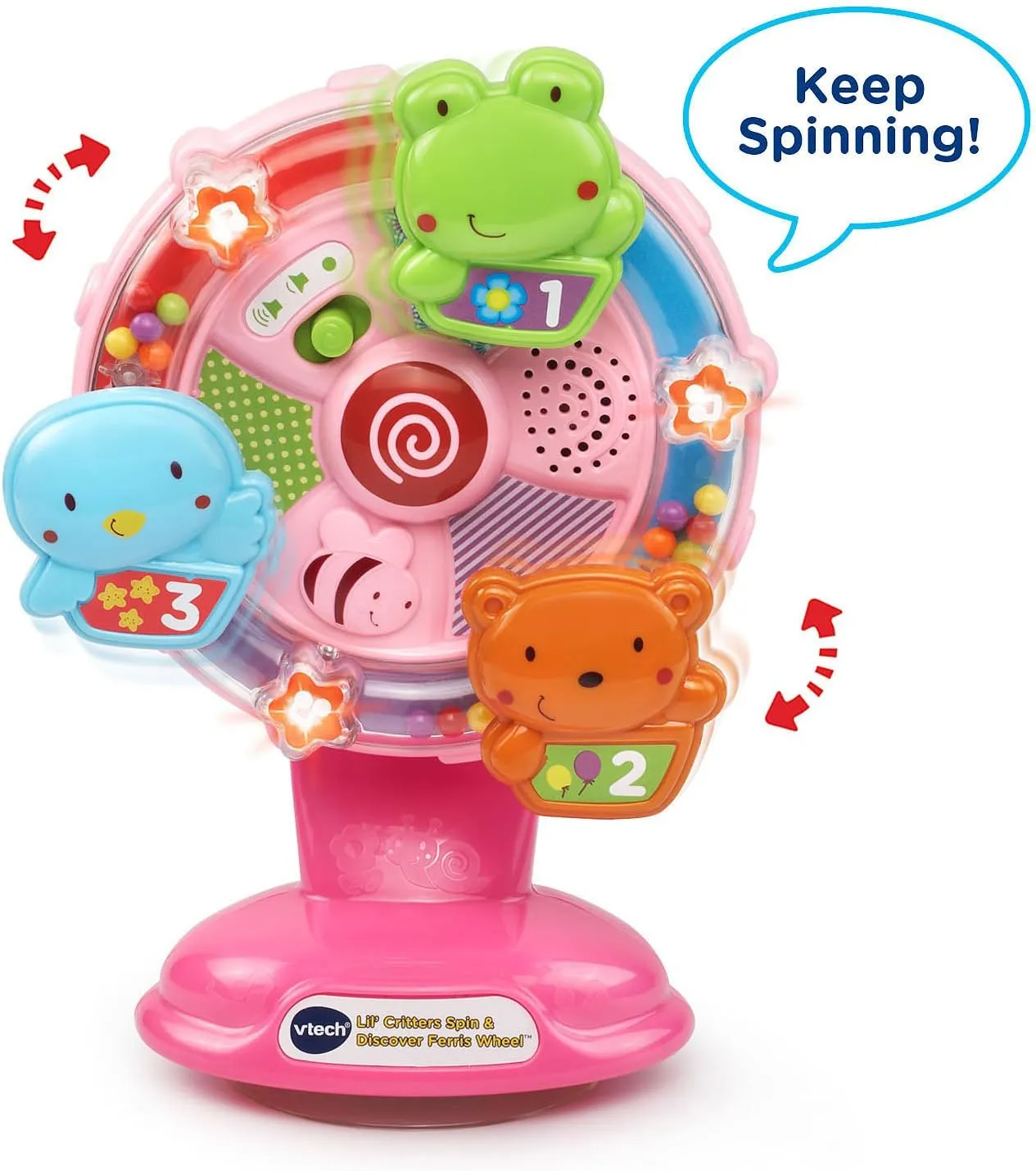 VTech Lil' Critters Spin and Discover Ferris Wheels, Pink