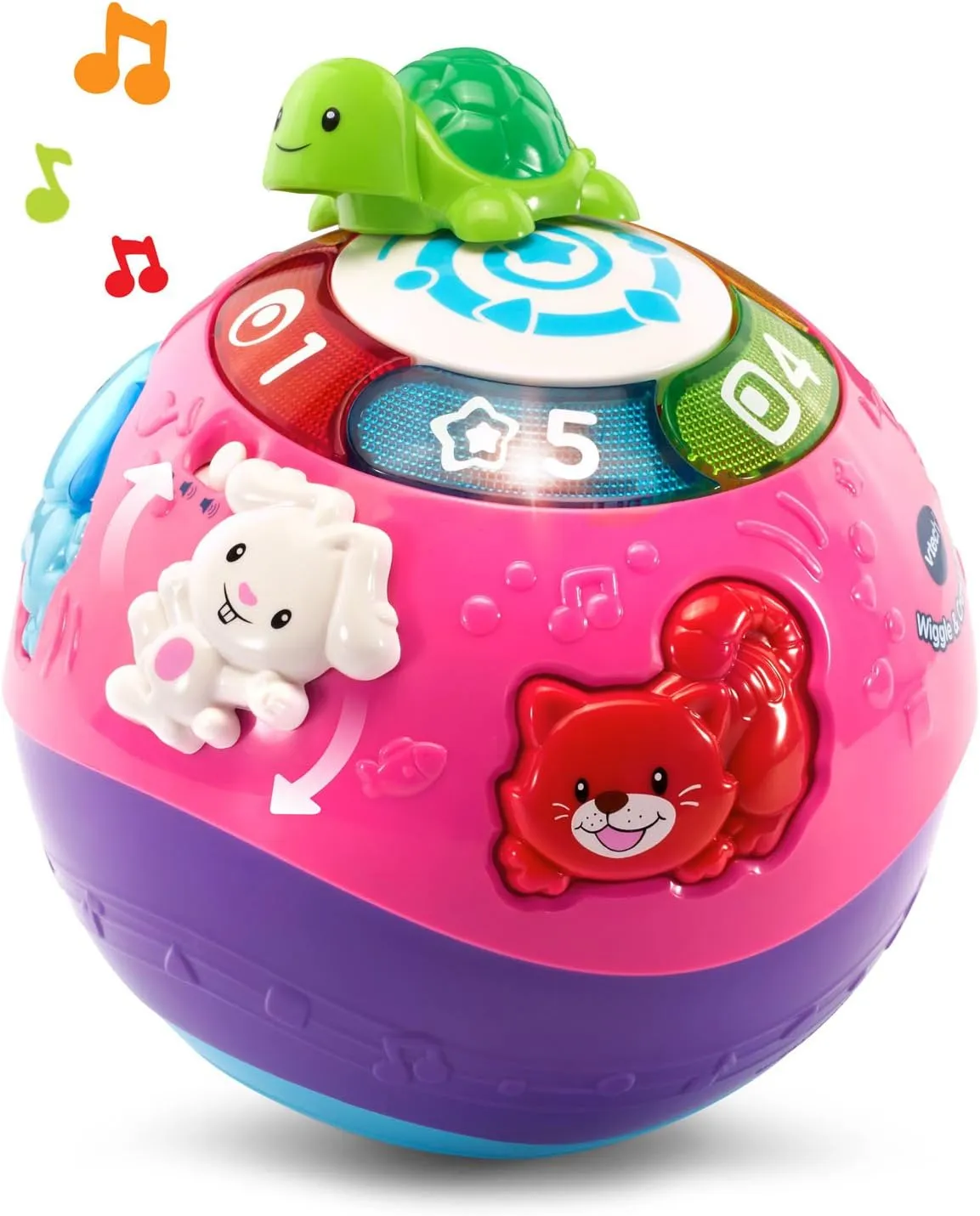 VTech Wiggle and Crawl Ball, Purple