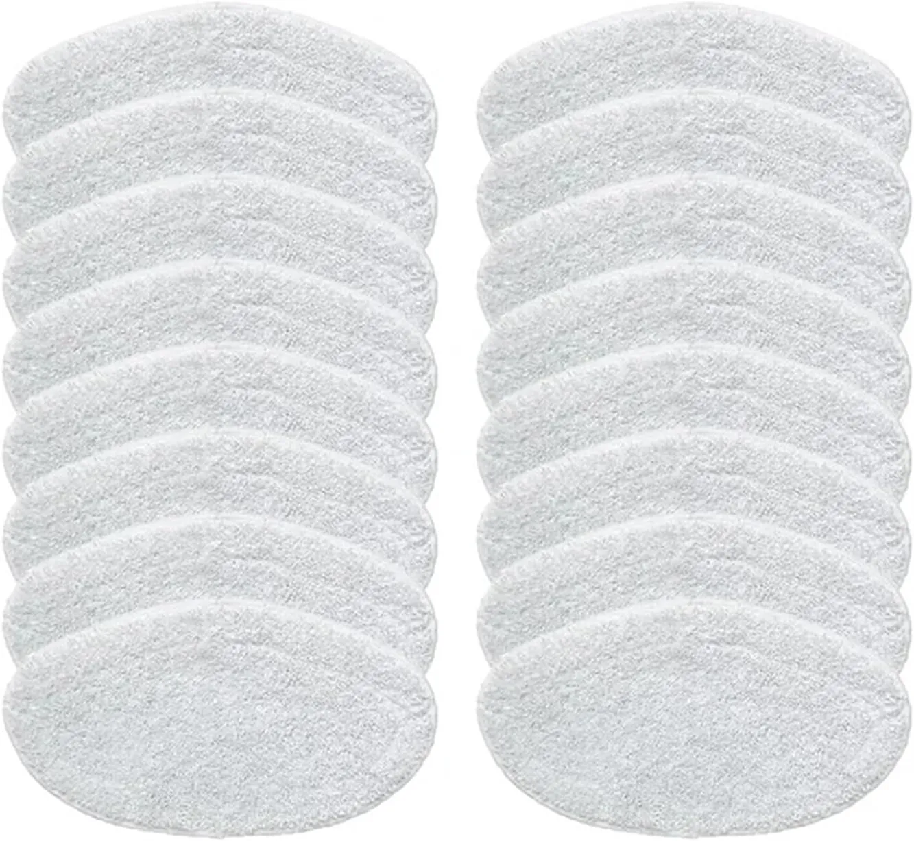 Washable Mop Rags Compatible with Polti Kit Vaporetto PAEU0332 Steam Vacuum Cleaner Microfibre Mops Cloth Replacement Parts Accessories(Color:12 pcs)