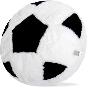 Wepop 18 Inch Fluffy Soccer Ball Pillow - Soft Plush Stuffed Animal Toy for Kids, Boys & Girls, Soccer Fans, Huggable Gift for Birthday, Christmas & Home Décor, Bedroom, Game Room, Sports Theme Party