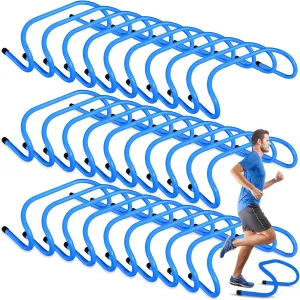 Wettarn 30 Pcs 6" Speed Agility Training Hurdles Plyometric Practice Agility Hurdle for Kids, Athletes, Basketball, Baseball, Soccer, Football Indoor Outdoor Sports Equipment