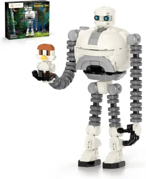 Wildarness Robot Roz & Brightbill Building Set for Boys 8-14, Wild Adventure Cartoon Robot Action Figure Model Toy, Movie Fans Creative Collection Gifts for Birthday Children's Day, 365 Pcs