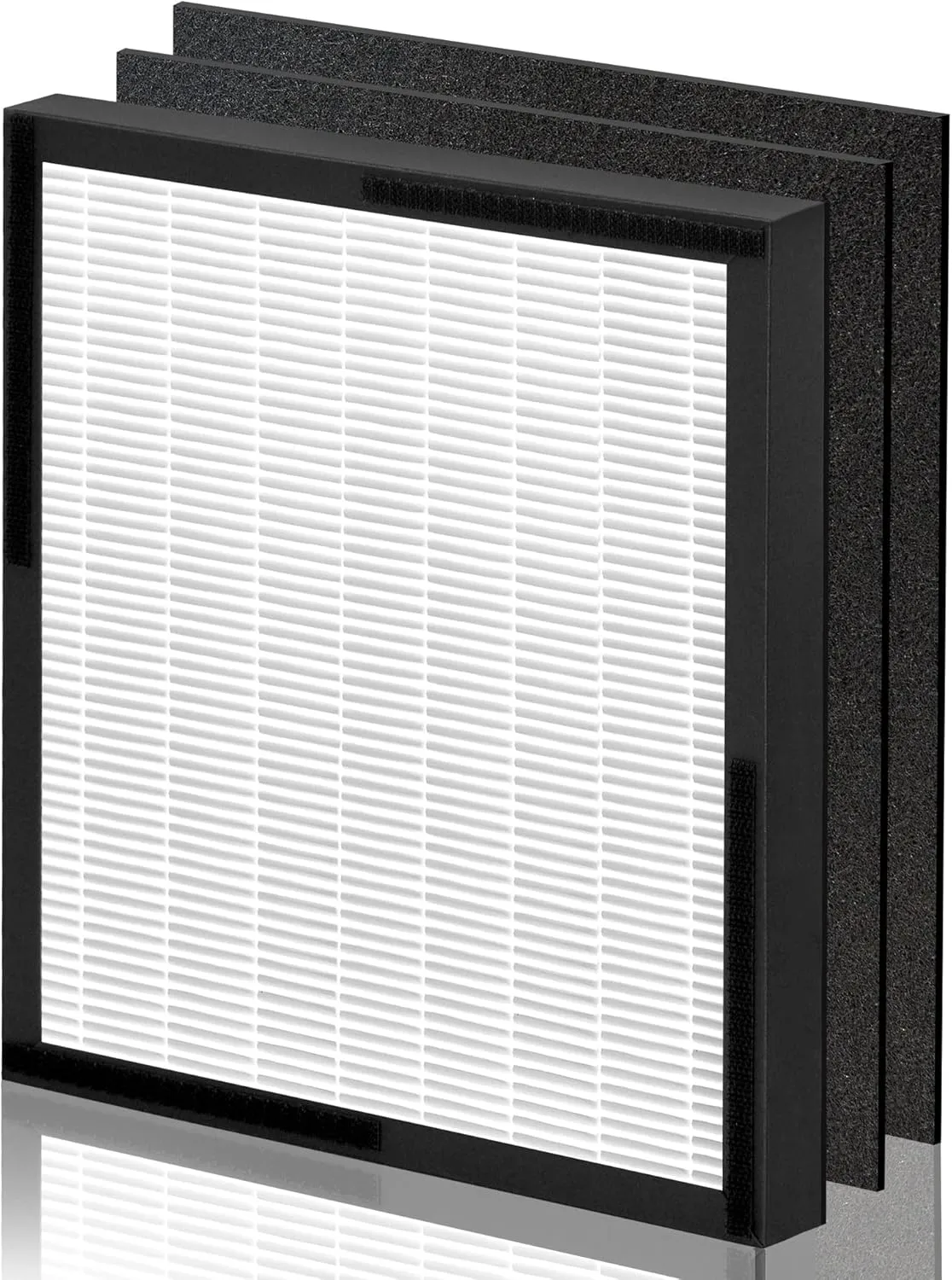 WK01234QPC Filter Replacement Kit Compatible with Oreck Air Pu-rifier WK01234QPC Air Filter, Fits WK10002QPC and Plus Pet WK10052QPC Models, Contains 1 HEPA Filter & 2 Carbon Pre-Filters