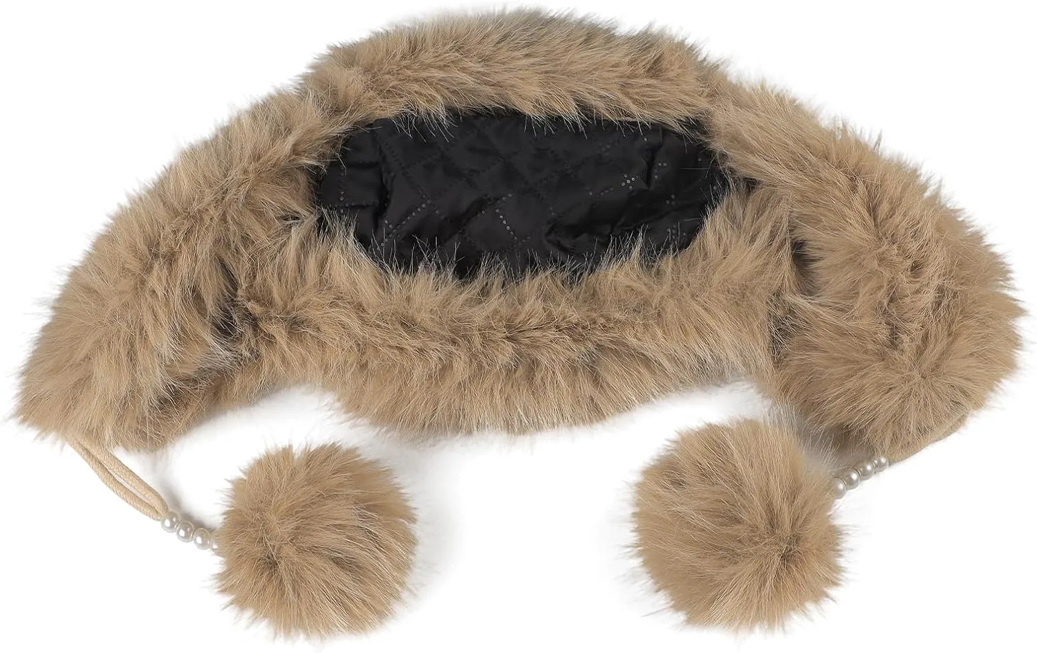 Women's Faux Fur Hats Winter Trooper Trapper Hats Cossak Russian Style Warm Winter Hats Hunting Hat Aviator Ski Hats