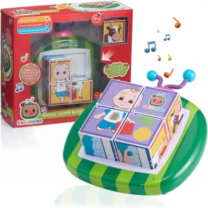WOW! STUFF CoComelon Toys Musical Clever Building Blocks | Pre-School Learning Toy That Plays 6 Nursery Rhyme Songs | for Toddlers Both Girls and Boys Ages 3 
