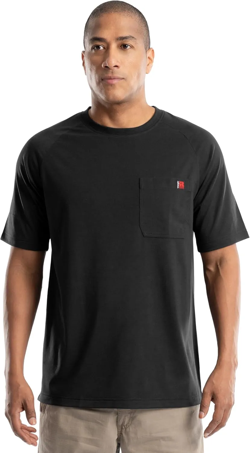 Wrangler Men's Short Sleeve UPF Protection Raglan Tee Shirt
