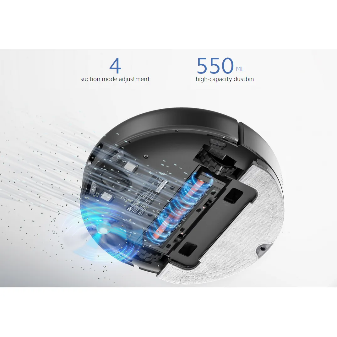 Xiaomi Mi Mop 2 Ultra Robot Vacuum Cleaner - Black