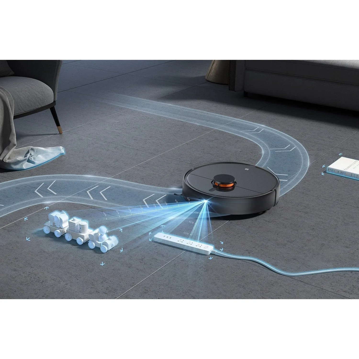 Xiaomi Mi Mop 2 Ultra Robot Vacuum Cleaner - Black