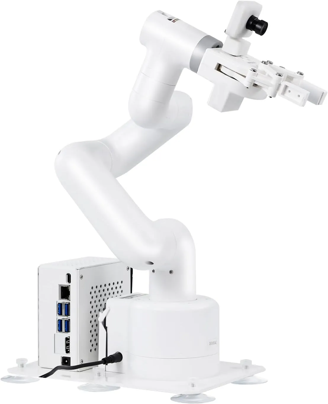 Yahboom 7Axis Collaborative Robot Arm for Jetson Orin Nano Super 4GB AI Visual Recognition, Movelt, APP Control,ROS Education with Adaptive Gripper