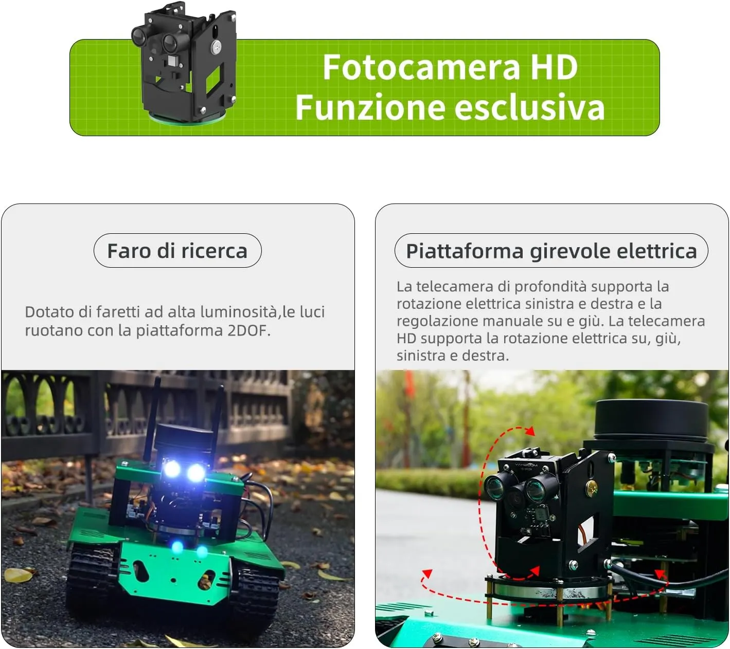 Yahboom Raspberry Pi 4B AI Robot ROS Tank Kit Transbot with Somatosensory Depth Camera 3D Scanner ROS Robotics Coding 2D 3D Mapping Navigation Electronics Building Kit for Adult