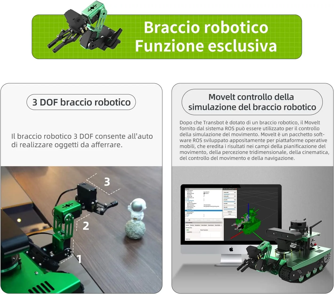 Yahboom Raspberry Pi 4B AI Robot ROS Tank Kit Transbot with Somatosensory Depth Camera 3D Scanner ROS Robotics Coding 2D 3D Mapping Navigation Electronics Building Kit for Adult