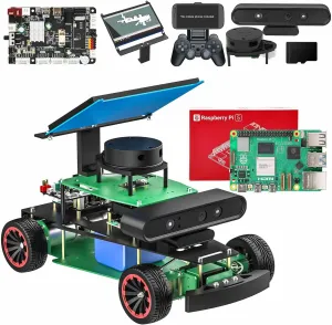 Yahboom Raspberry Pi Jetson Nano/Jetson Orin Nano Super AI Professionally Programmable Ackerman Steering Structure ROS2 Robot Kit for Adults (R2 Superior Ver with Pi 5)