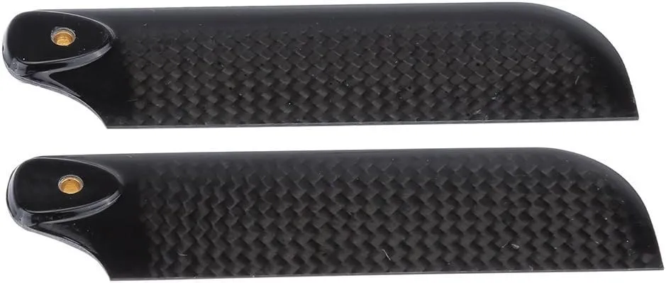 Yantinos 2 * Pcs Carbon Fiber 92mm Tail Blades for Align Trex 550 RC Helicopter