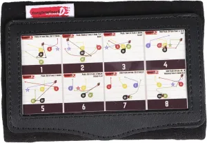 Youth Play Wristbands - Call Plays and Win Games - Flag or Tackle Football QB Coach - Playbook Wrist Bands Football Equipment (5 or 10 Packs)