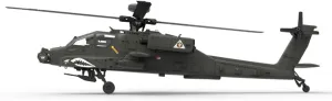 Yu Xiang AH64 Scale 3D RC Helicopter Sized 200 - YuXiang F11 Remote Control Helicopter, S-FHSS Protocol Apache RC Electric Helicopters Scale 1/32 for Adults (GPS)