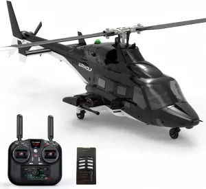 YU Xiang Flyingwolf Flybarless RC Helicopter Model, F02S 1/34 8CH RC 3D/6G Helicopter with Auto-Return & GPS Positioning, Ideal Gift for Beginners & Pros