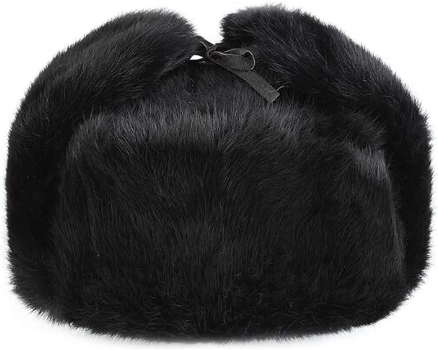 YXCFEWDTrapper Hat Winter Russian Hat Men Women Fur Hat with 100% Rabbit Fur Aviator Earflap Hat Windproof