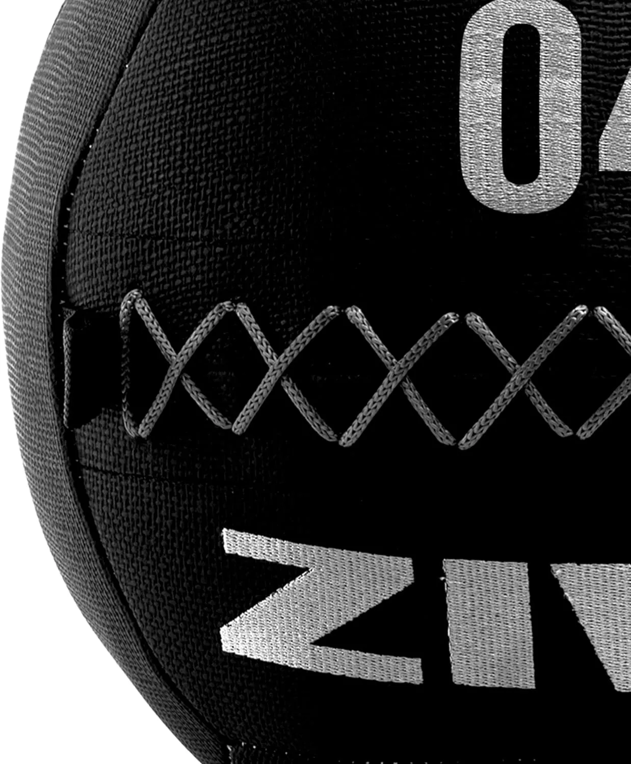 ZIVA ZVO Premium Soft Wall Ball - Elite Level, Commercial Grade Textured Synthetic Leather, Hard-Wearing Reinforced Stitching Weighted Medicine Slam for Strength Conditioning Workout - Avail 4-20lbs