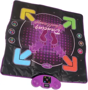 ZJchao Dance Mat Kids Electronic Pad Toy Adjustable Built in Music Dancing for Children (Light Up)