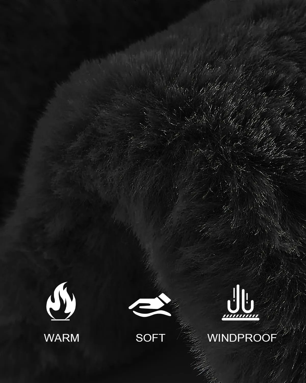 Zylioo Oversize 3XL/2XL/XL Fluffy Bucket Hat,L/M/S Faux Fur Warm Hat Petite,Large Winter Plush Fuzzy Hat for Big Heads